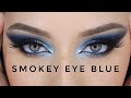 Maquillaje B*TCH FACE para ANTI San Valentín 🖤 | SMOKEY BLUE | Melina Quiroga