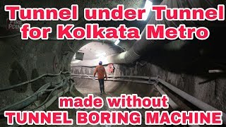 [RARE] Metro Tunnel under Metro Tunnel made without Tunnel Boring Machine || Kolkata Metro-2 || NATM screenshot 5