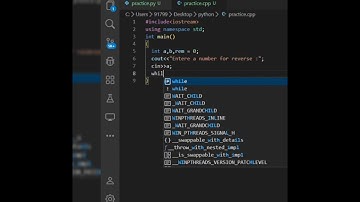 reverse a given number || c++ tutorial #cpp#shorts#shortsvideo #youtubeshorts#like #share#subscribe