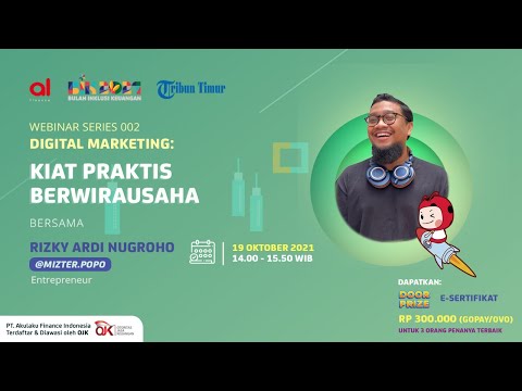 Webinar Digital Marketing Series 002 : Kiat Praktis Berwirausaha