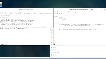 GO programming: how to create a web server in five minutes!!