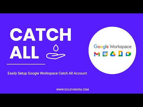 Google Workspace Catch All Account Setup