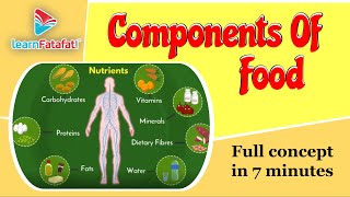 Class 6 Science Chapter 2 Components of food | Components of food - LearnFatafat