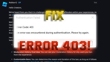 How to fix Error Code: 403!