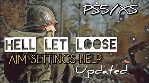 BEST AIM SETTINGS - Updated - HELL LET LOOSE - PS5 & Xbox Series #hellletloose #settings #console