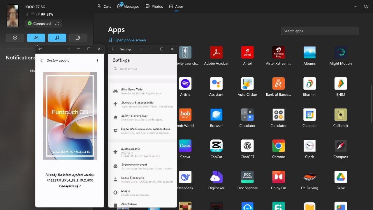 How to set up Link to Windows on Vivo and iQOO phones | Set Up Link to Windows