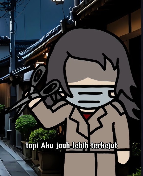 'Apakah aku cantik?' #horrorstories #foryou #horror #kuchisakeonna #animasihantu