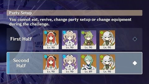 Abyss 3.6 Floor 12 AFK Nilou Clear Continuous Both Sides