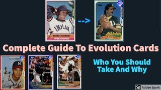 Complete Guide To Evolution Cards! - Who Are The Best Choices? How Do They Work? [MLB The Show 20]