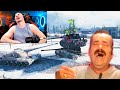 БЛАДИ СМОТРИТ ПРИКОЛЬНЫЕ моменты из World of Tanks (ЧУДИКИ во ВЗВОДЕ) #112