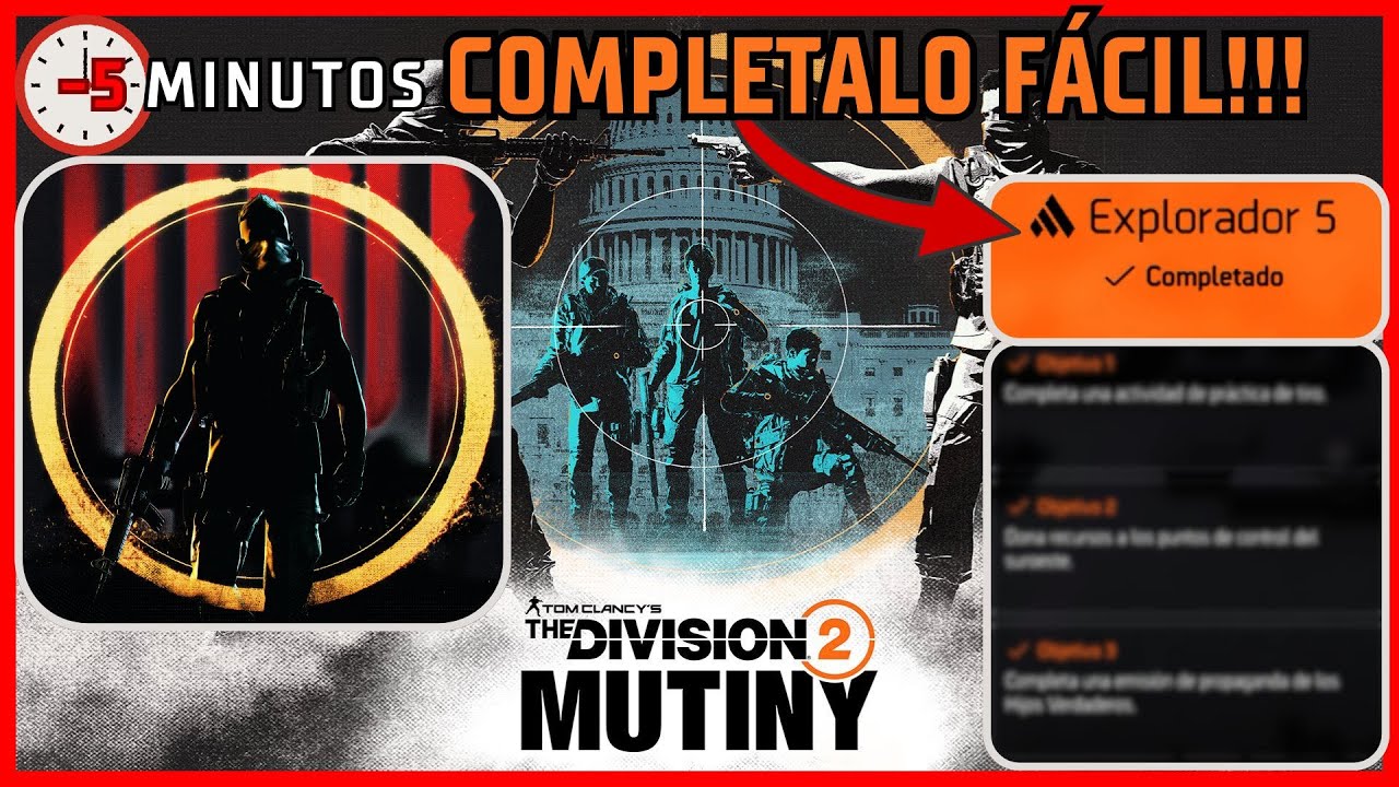 THE DIVISION 2 | EXPLORADOR 5 AYUDA AL ENTRENAMIENTO DE LOS NUEVOS RECLUTAS!!! | Y7S3 MOTÍN SCOUT 5