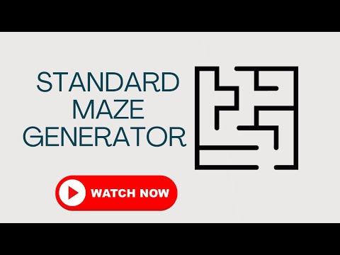 Standard Maze Generator – Free for Commercial Use