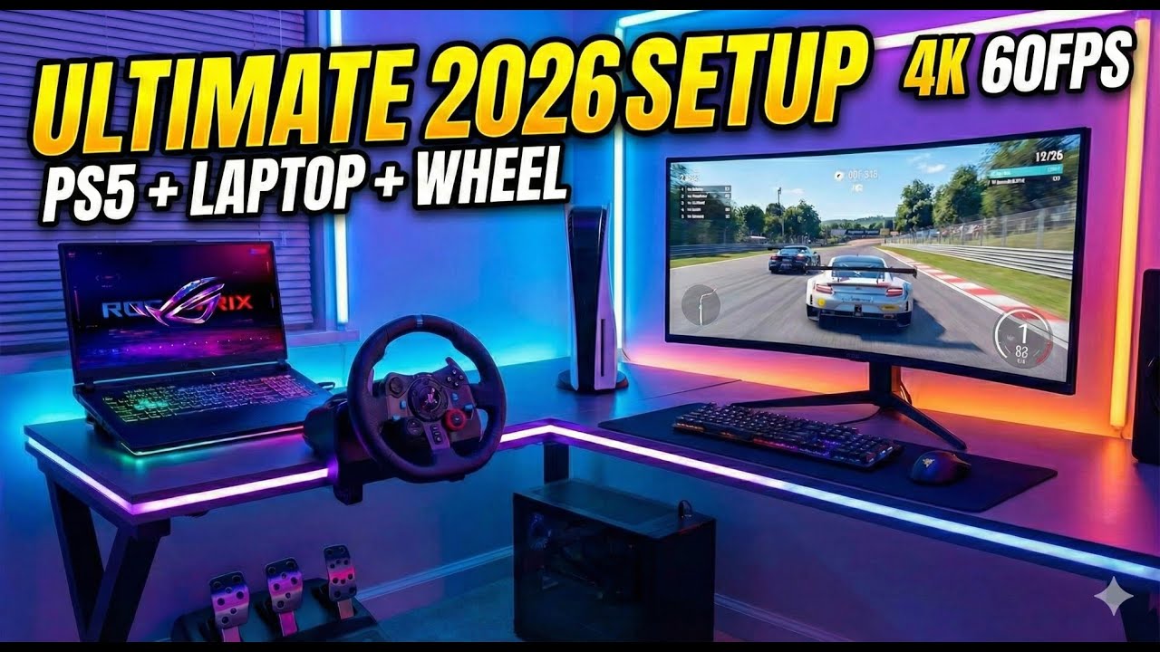 MY ULTIMATE 2026 GAMING SETUP FOR GTA ONLINE AND OTHER GAMES PS5 