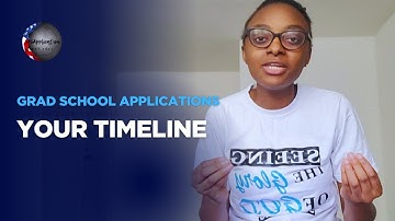 The Grad School Application Timeline || Kutemwa Masafwa