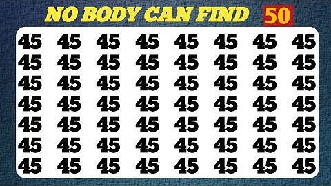🎯 Are You Legend? | Find The Odd One Out 🔍 | Challenge Numbers & Letters Edition 🔢🔤