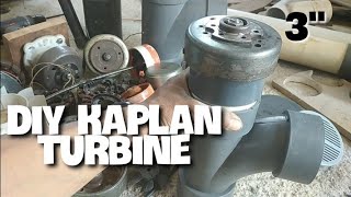 BUILD TURBINE KAPLAN Pembangkit Listrik tenaga air selokan