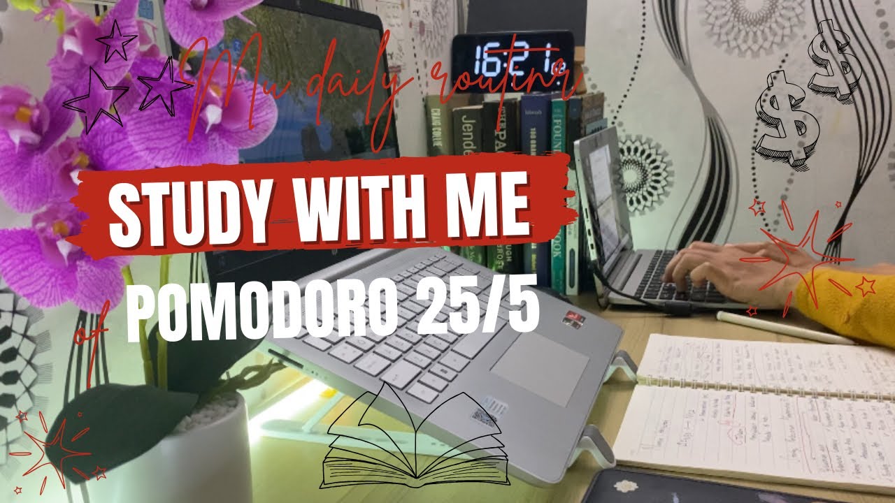 STUDY WITH ME, 2 hours | rain and bird sound | Pomodoro 25/5 ...