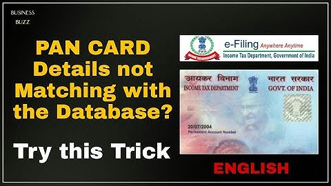 How to Check PAN Card Details Online | Verify your PAN Details | English