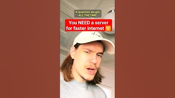 you need a server for faster internet 🤯 (part 1) #shorts #technology #internet #wifi