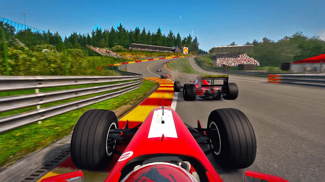 Belgian Grandprix | Eddie Irvine - Ferrari F399 | Legend AI | F1 2013 Gameplay