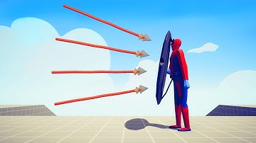 SPIDERMAN NEW REFLECT SHIELD  vs RAPID RANGED UNITS | TABS - Totally Accurate Battle Simulator