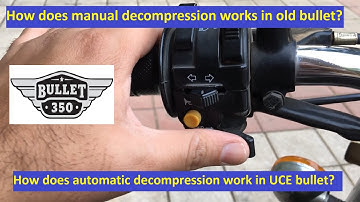 Vlog # 81 - How does manual decompression work in old CI bullet? What is automatic decompression?