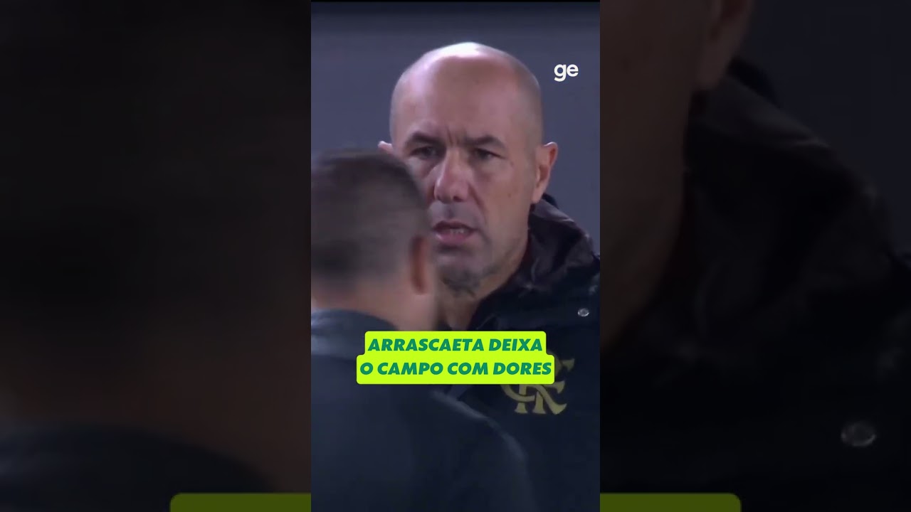 ARRASCAETA É SUBSTITUÍDO APÓS LEVAR A PIOR EM DIVIDIDA | #shorts | ge.globo