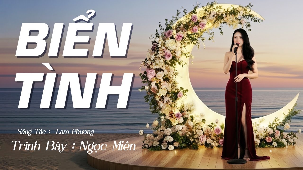 BIỂN TÌNH - Nằm Nghe Sóng Vỗ Từng Lớp Xa...|  Ngọc Miên  COVER