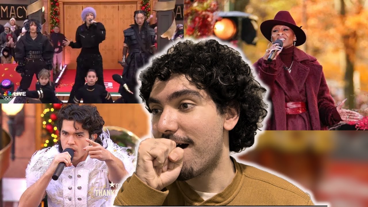 WATCHING THE PERFORMERS AT THE 2025 MACY'S THANKSGIVING PARADE | Cynthia Erivo, HUNTR/X, Conan Gray