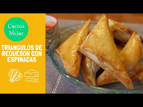 Video: Triángulos Con Requesón: Recetas Fotográficas Paso A Paso Para Una Fácil Preparación