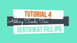 Tutorial 4 Adding a Signature to a JPG File Certificate