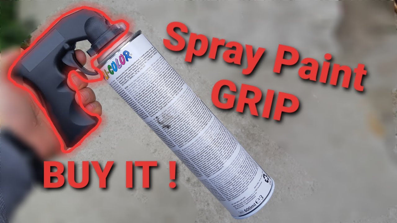 Gun Can Spray Paint Grip It's Good to Have ! YouTube