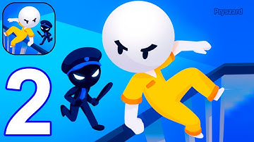 Prison Escape 3D - Gameplay Walkthrough Part 2 Stickman Jailbreak Prison Escape Levels 18-31