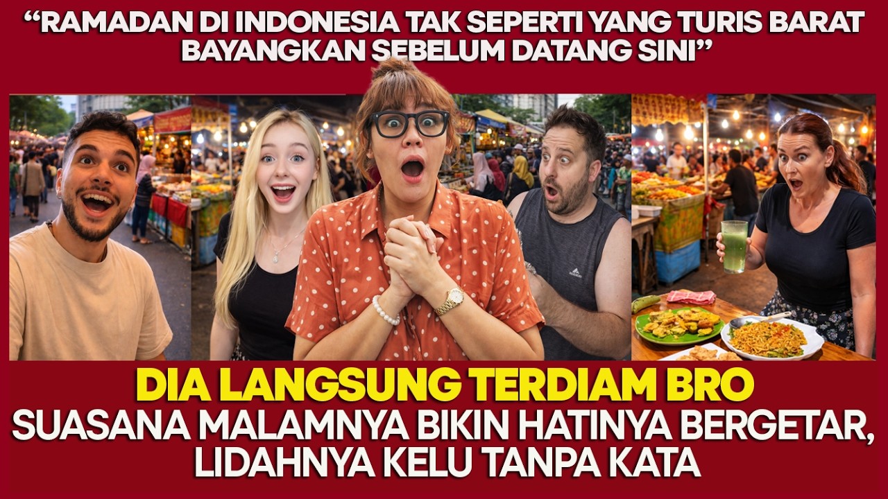 TURIS BARAT TERDIAM… RAMADAN DI INDONESIA TERNYATA TAK SEPERTI YANG DIA BAYANGKAN