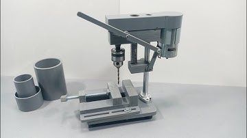 Homemade Mini Bench Drill From PVC| Ideas And Creative From PVC