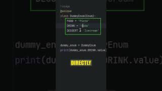 How to use Enum classes in Python #shorts #coding #pythonprogramming #python