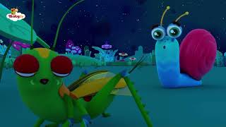 Mr.snail: Cricket 🦗 Owl 🦉 & Frog 🐸 In The Night
