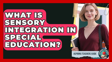 What Is Sensory Integration In Special Education? - Aspiring Teacher Guide