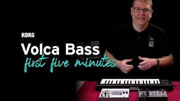 Get started with the Korg Volca Bass - your first five minutes
