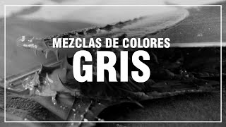 Cómo se hace el Color Gris 🐘 [Gris Azulado, Gris Perla, Gris Cálido]🎨 MEZCLAS DE COLORES FÁCIL