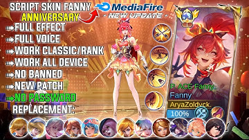 Script Skin Fanny 9th P Ace Anniversary No Password Full Effect Voice 
