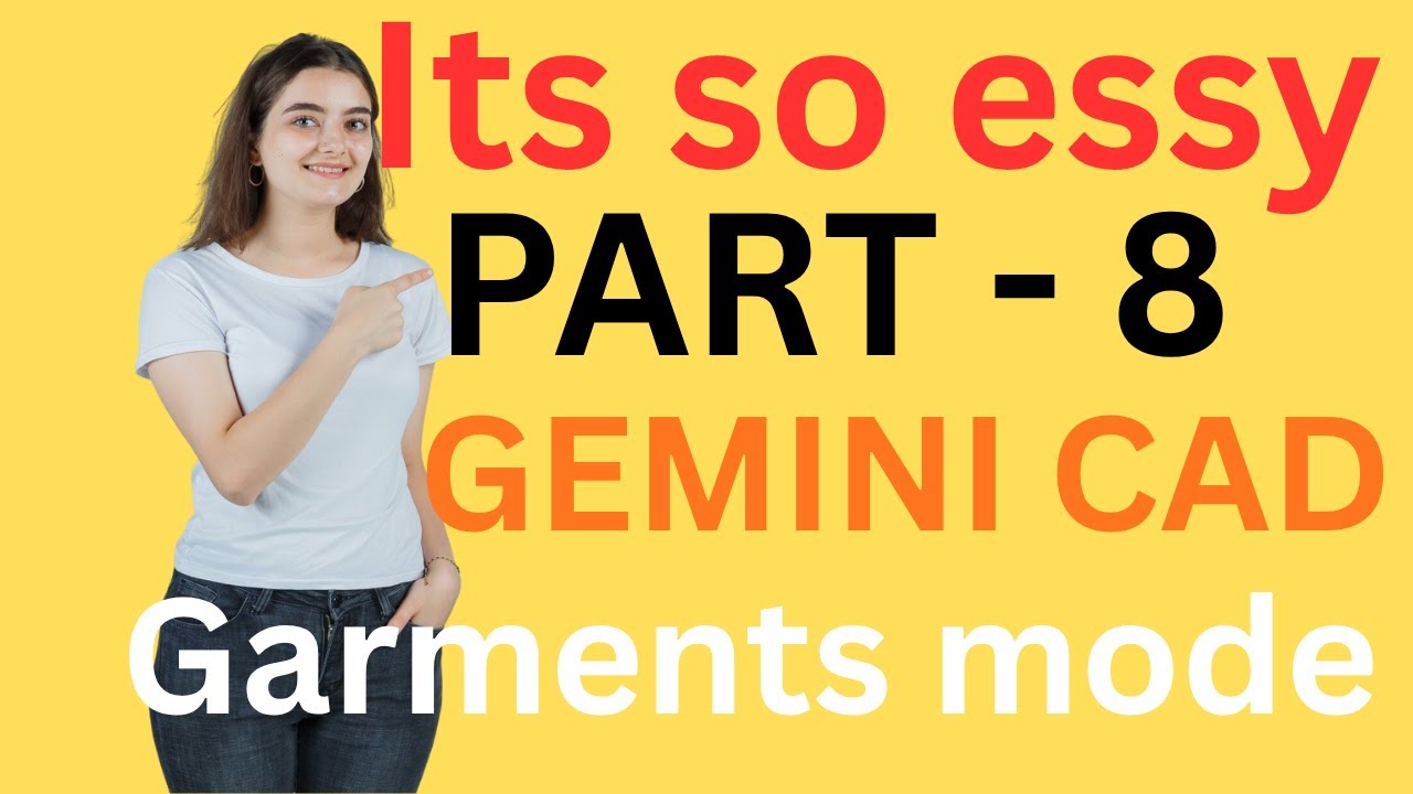 Gemini CAD Tutorial – Part 8 | Mastering Garment Mode Tools for Precise Pattern Design