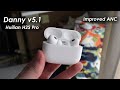New airpods pro 2 clone danny v52 huilian h2s ultra  with usb c improved anc battery life