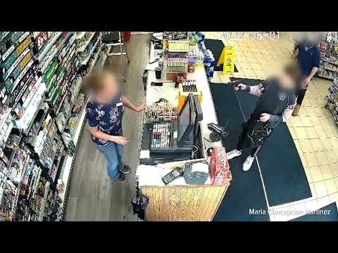 12-year-old fires gun during gas station robbery