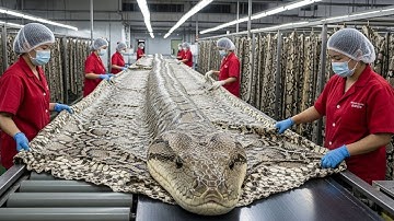 Inside the Snake-Leather Factory: From Snake Skin to Luxury Jacket (Full Process)