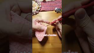 【MUMU Crochet】Easy Coaster Upgrade｜Add a Simple Border #crochet #beginner