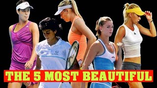 The 5 Most Beautiful 💖 Tennis Players Of All Time.