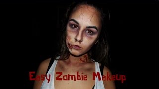 EASY ZOMBIE MAKEUP / Halloween