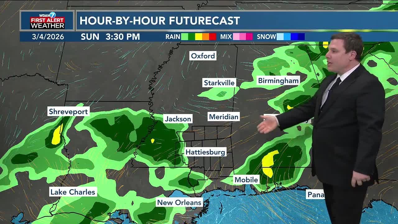 Rain chances increase heading into the weekend - YouTube