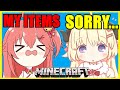 【Hololive】Watame Feels Responsible for Miko's Total Item Loss【Minecraft】【Eng Sub】